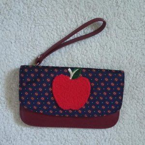 Talbots Apple Clutch